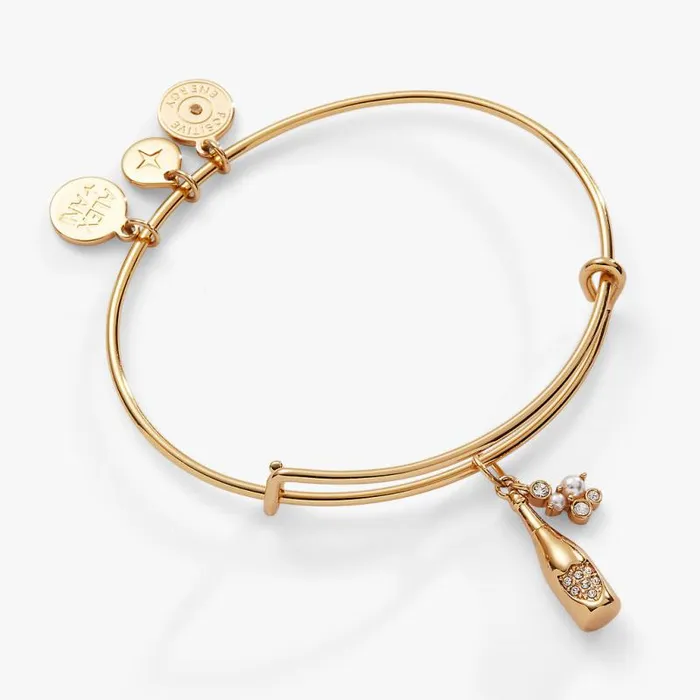 Bracelets Women Alex And Ani Champagne Bangle Gold