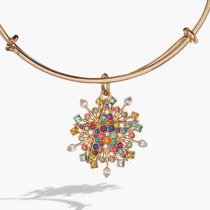 Bracelets Women Alex And Ani Christmas Tree Topper Bangle Gold