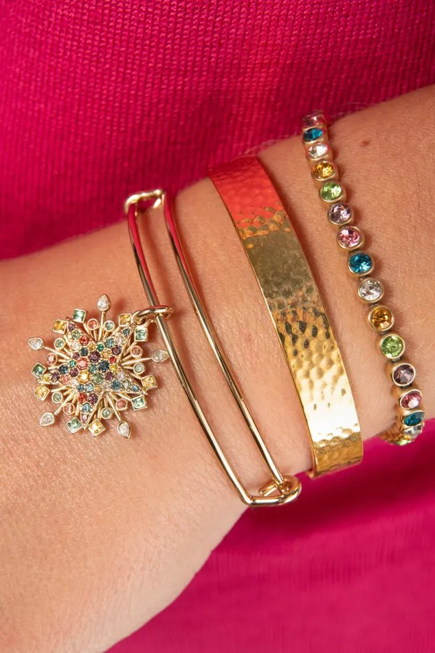 Bracelets Women Alex And Ani Christmas Tree Topper Bangle Gold