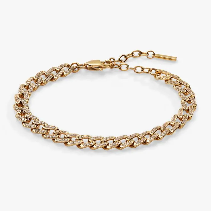 Bracelets Women Alex And Ani Crystal Pave Curb Chain Bracelet Stainless Steel Gold Bracelets Women Alex And Ani Crystal Pave Curb Chain Bracelet Stainless Steel Gold