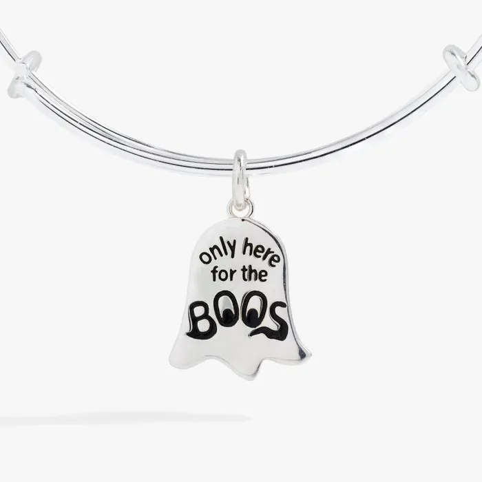 Bracelets Women Alex And Ani Ghost Here For The Boos Textured Bangle Silver