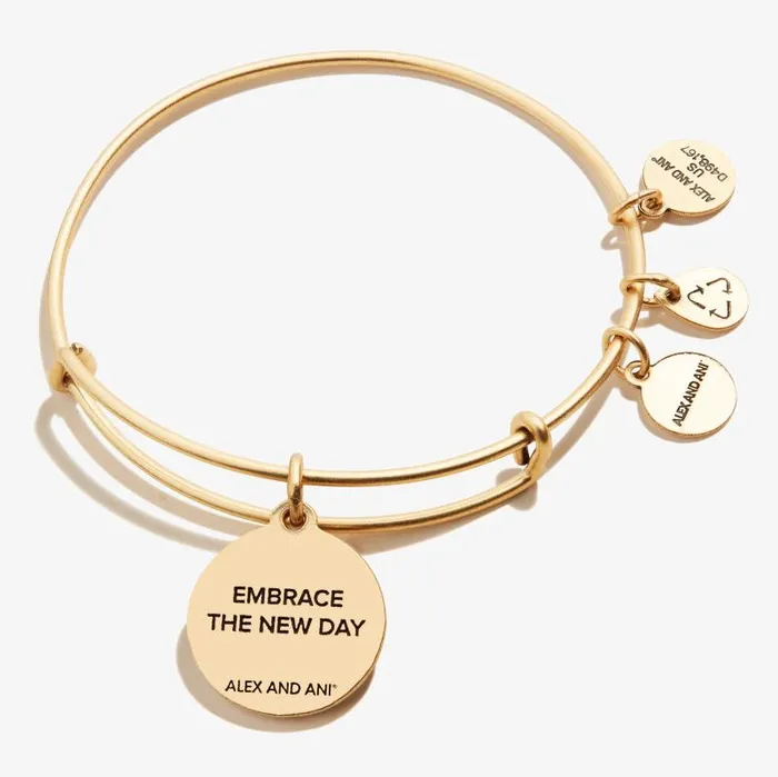 Bracelets Women Alex And Ani New Day Charm Bangle Rafaelian Silver