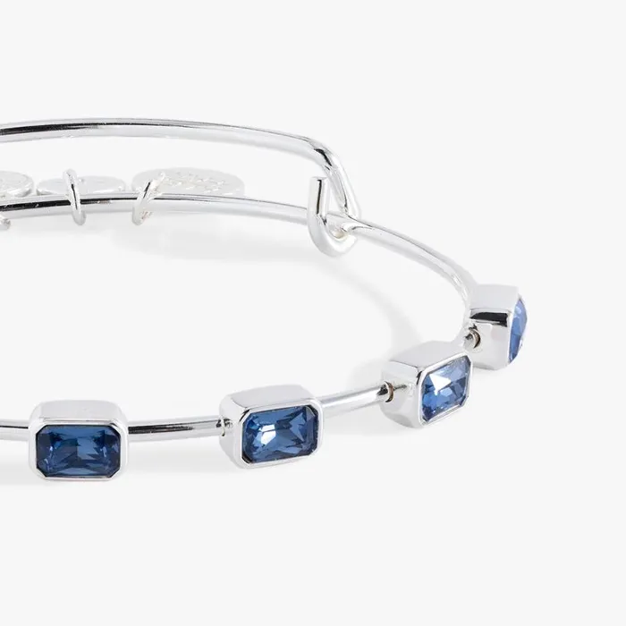 Bracelets Women Alex And Ani September Birthstone Emerald Cut Bangle Gold