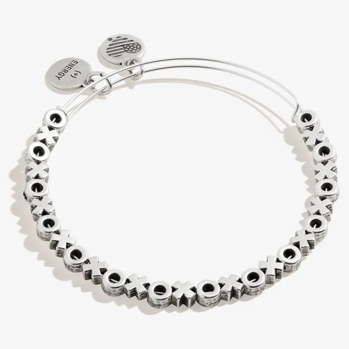 Bracelets Women Alex And Ani Xoxo Metal Beaded Bangle Rafaelian Gold
