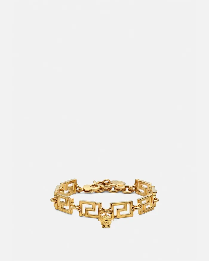 Bracelets WomenMen Versace Greca Bracelet Light Gold