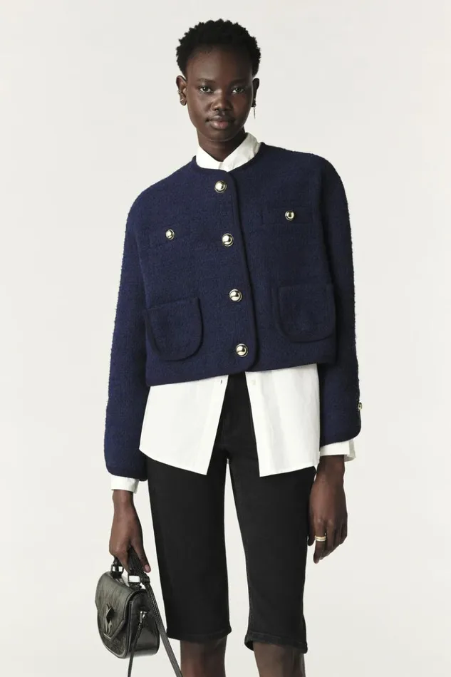 BrittanyJacket With Patch Pockets Clothing Baandsh Jackets and Coats