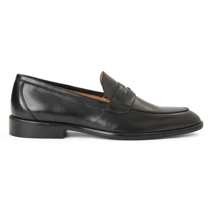 Bruno Magli Arden Braided Leather LoaferBlack Men Loafers and Slipons