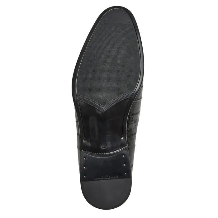 Bruno Magli Bellino Leather Loafer Black Eel Men Loafers and Slipons