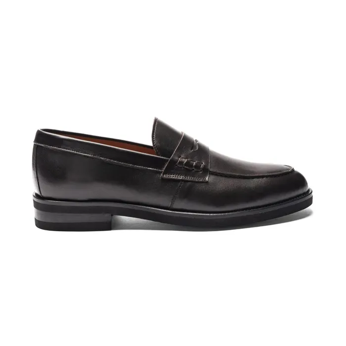 Bruno Magli Carter Nappa Leather LoaferBrown Men Loafers and Slipons