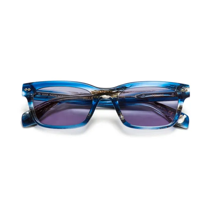 Bruno Magli Fellini Sunglasses Blue Women Sunglasses