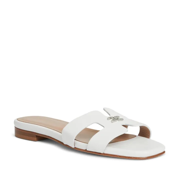 Bruno Magli FINA Single Band Sandal WHITE Women Sandals and Slides