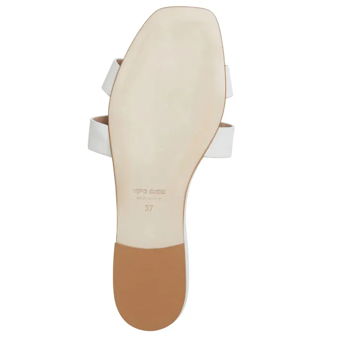 Bruno Magli FINA Single Band Sandal WHITE Women Sandals and Slides
