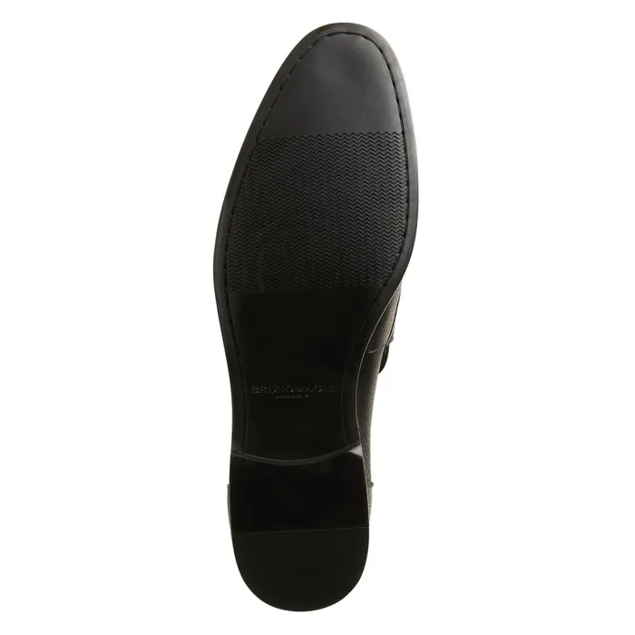 Bruno Magli LASTRA SLIPON LEATHER LOAFERBLACK Men Loafers and Slipons