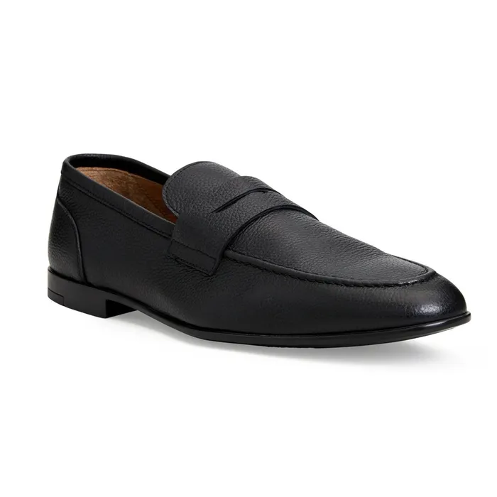 Bruno Magli LASTRA SLIPON LEATHER LOAFERBLACK Men Loafers and Slipons