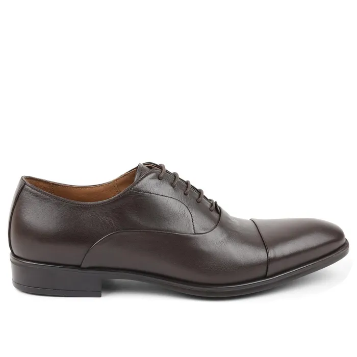 Bruno Magli Locascio CapToe Oxford 8211 Dark Brown Men Laceups and Oxfords