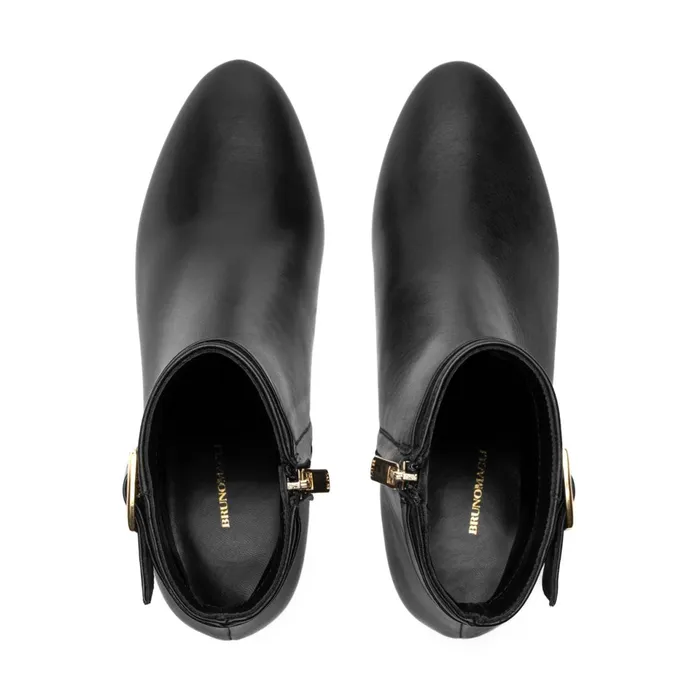 Bruno Magli Petra Side Zip Boot Black Women Boots