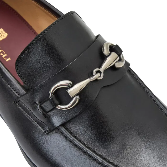 Bruno Magli Presley Black Men Loafers and Slipons
