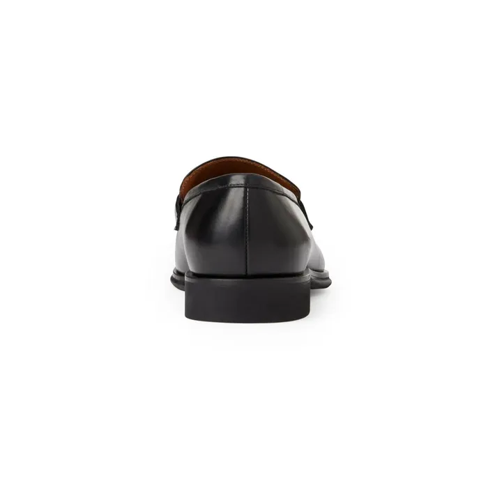Bruno Magli Raging Bit Leather LoaferBlack Men Loafers and Slipons