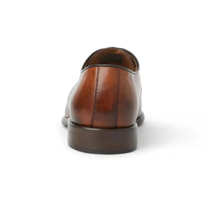 Bruno Magli Salerno Derby Cognac Leather Men Laceups and Oxfords
