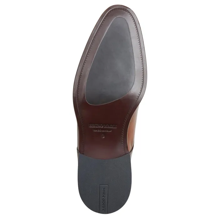 Bruno Magli Salerno Derby Cognac Leather Men Laceups and Oxfords