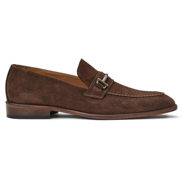 Bruno Magli Sante Double Gore Classic Bit LoaferBrown Suede Men Loafers and Slipons Bruno Magli Sante Double Gore Classic Bit LoaferBrown Suede Men Loafers and Slipons