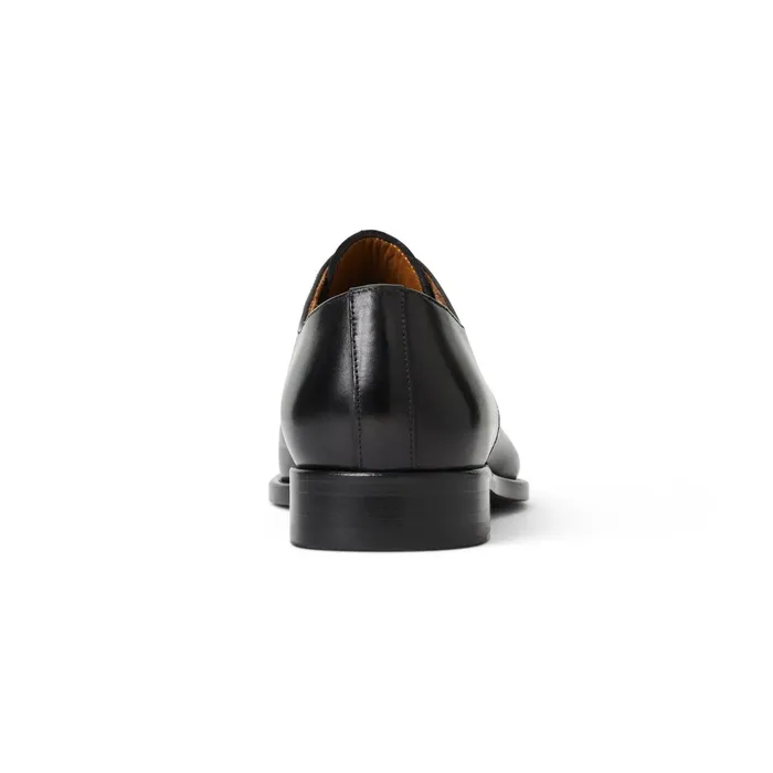 Bruno Magli Santino Classic Leather DerbyBlack Men Laceups and Oxfords
