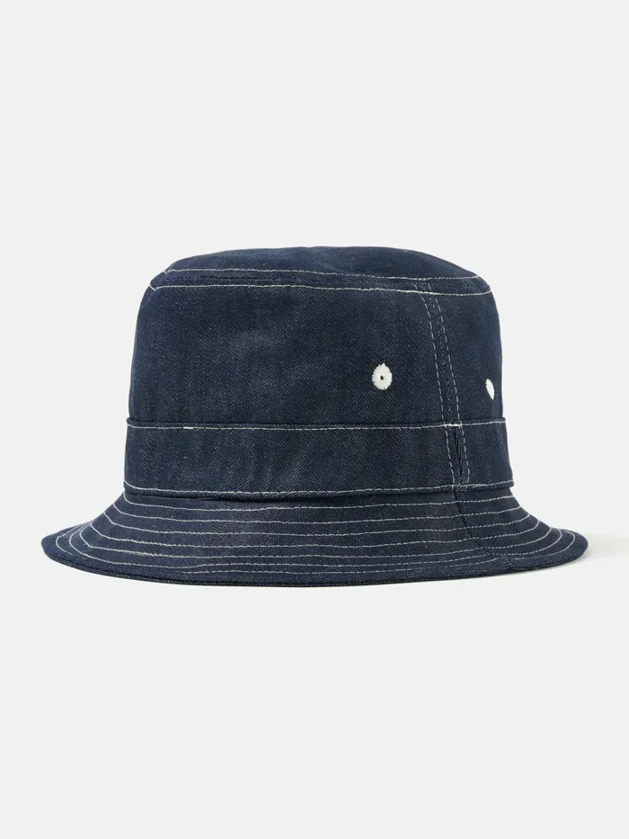 Bucket Hat In Indigo 13oz Selvedge Denim Men Universal Works Hats