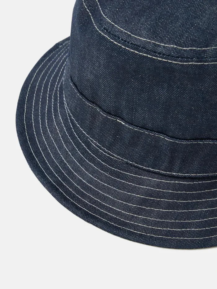 Bucket Hat In Indigo 13oz Selvedge Denim Men Universal Works Hats