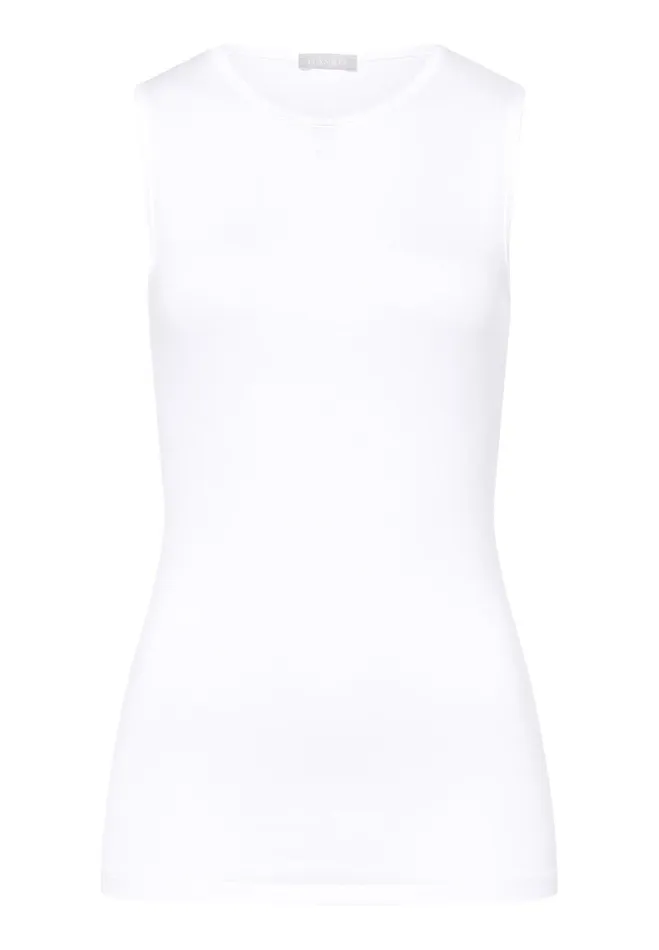 Built Up Tank Top White Women HANRO Tank Tops