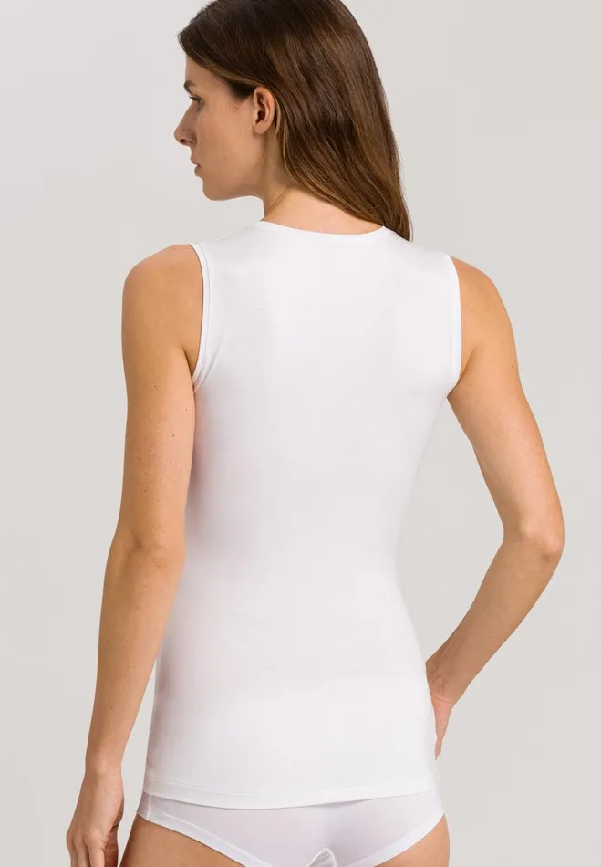 Built Up Tank Top White Women HANRO Tank Tops