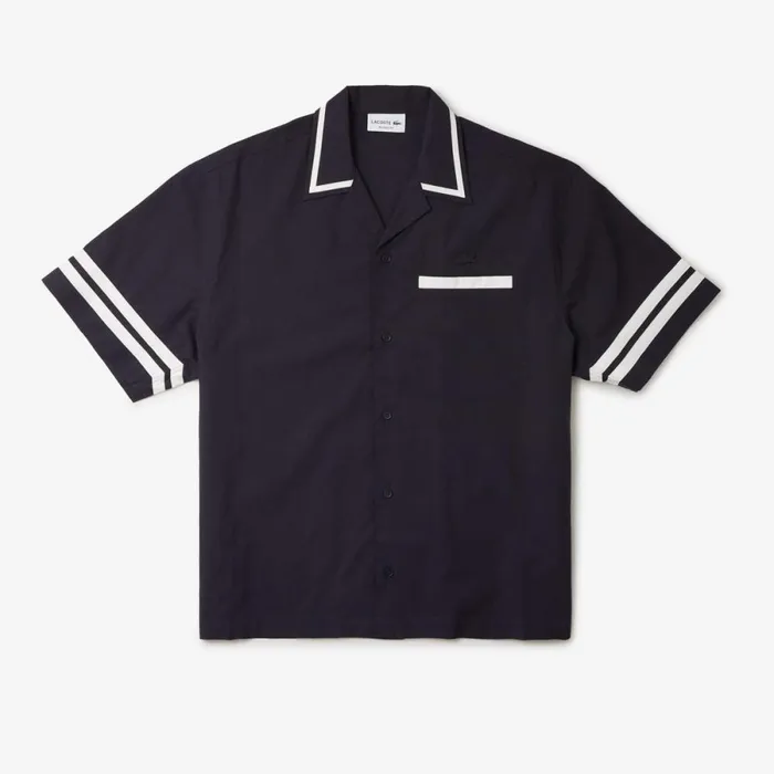Button Down Shirts Men Lacoste Men039s Branded Back Cotton Twill Shirt Navy Blue White G45 Button Down Shirts Men Lacoste Men039s Branded Back Cotton Twill Shirt Navy Blue White G45