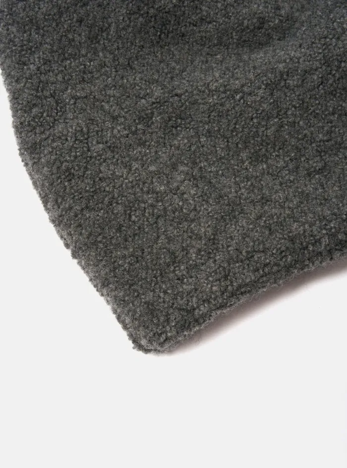 Cableami Watch Cap In Grey Recycled Wool Men Universal Works Hats