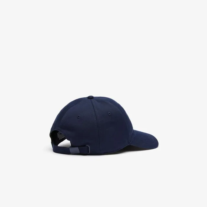 Caps and Hats MenWomen Lacoste Unisex Adjustable Organic Cotton Twill Cap Navy Blue 166