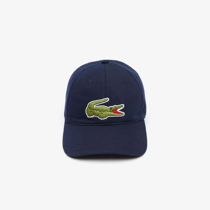 Caps and Hats MenWomen Lacoste Unisex Adjustable Organic Cotton Twill Cap Navy Blue 166