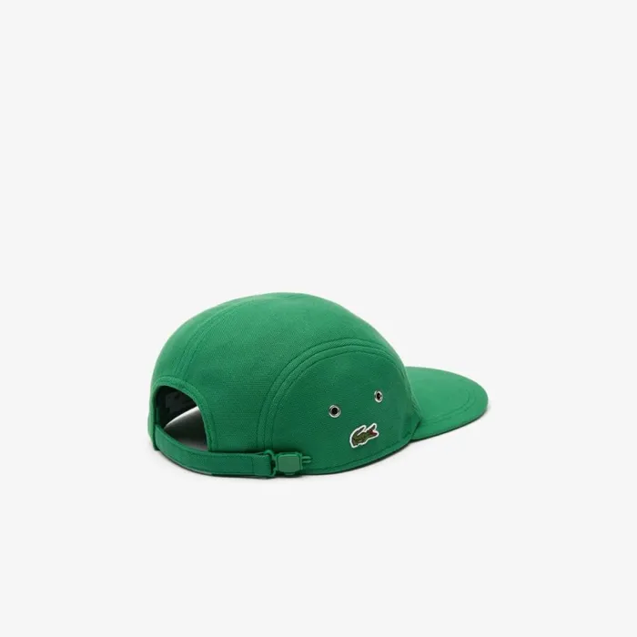 Caps and Hats MenWomen Lacoste Unisex Organic Cotton Piqu Cap Rocket Green Cnq