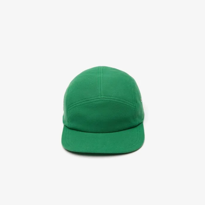 Caps and Hats MenWomen Lacoste Unisex Organic Cotton Piqu Cap Rocket Green Cnq