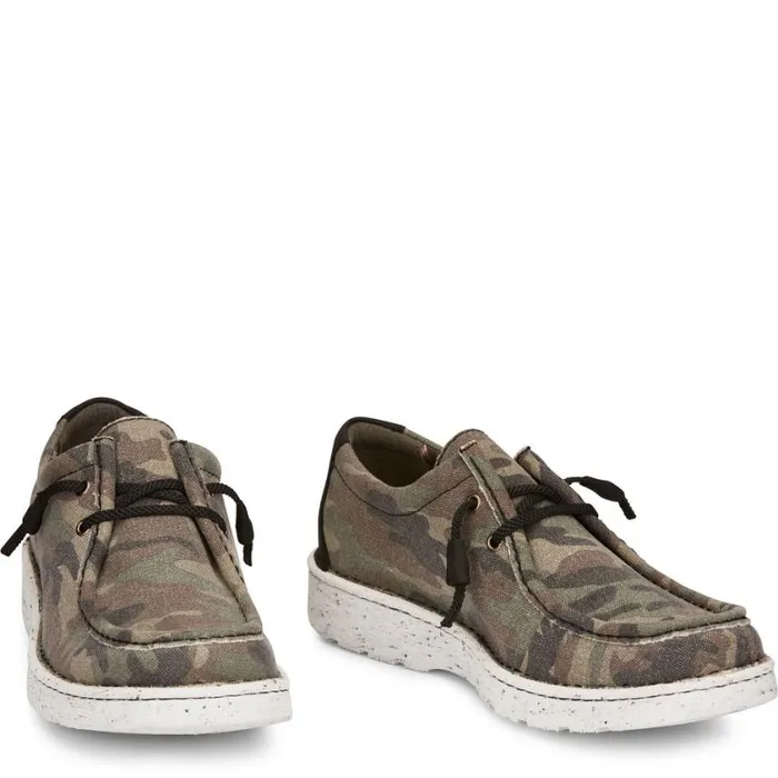 Casuals Men Justin Boots Hazer Print Camo