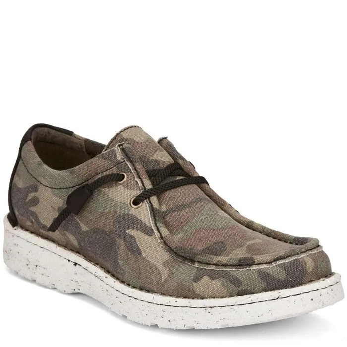 Casuals Men Justin Boots Hazer Print Camo