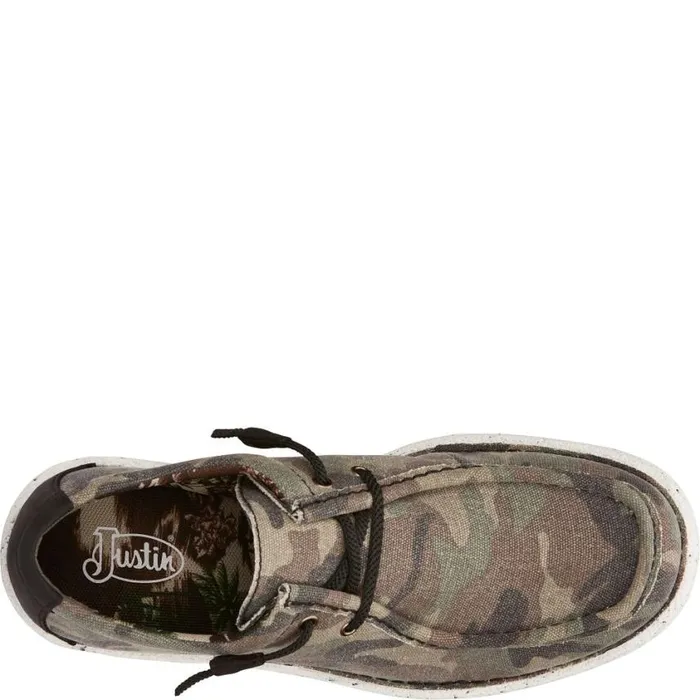 Casuals Men Justin Boots Hazer Print Camo