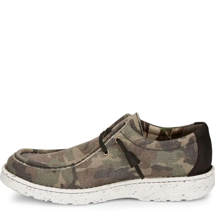 Casuals Men Justin Boots Hazer Print Camo