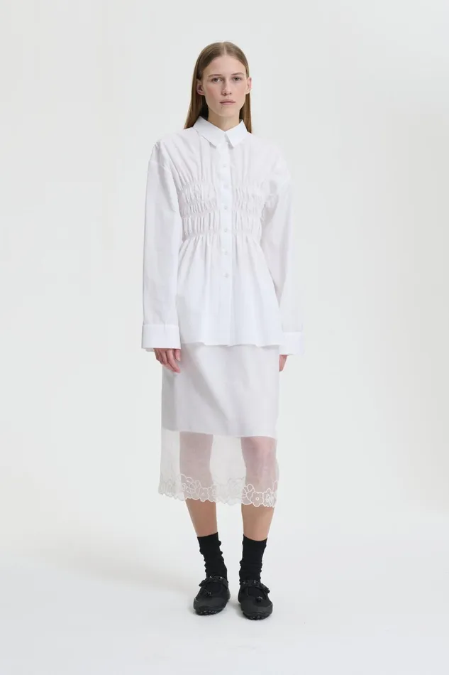 Cecilie Bahnsen Blouses Women BRAXTON SHIRT White