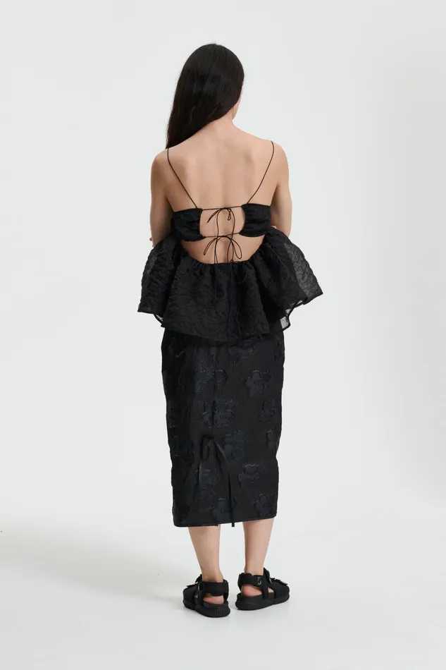 Cecilie Bahnsen Blouses Women SELENA TOP Black