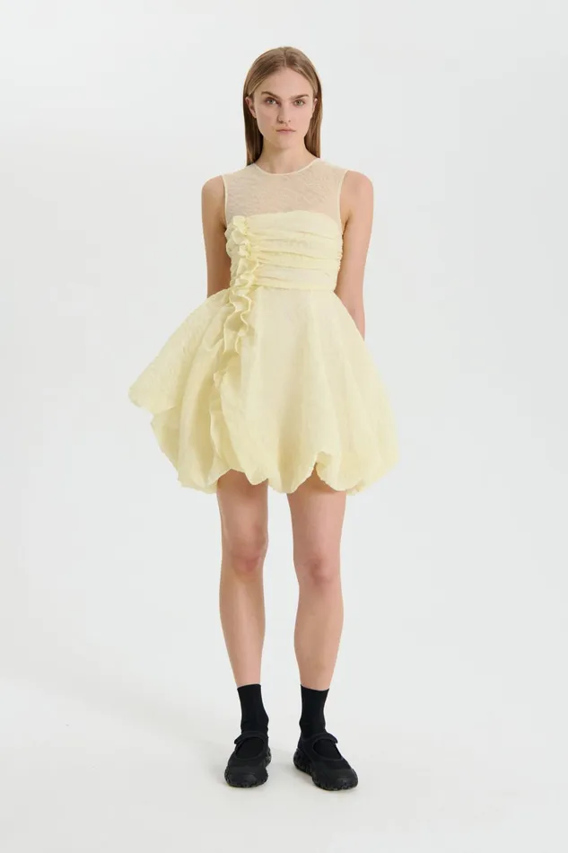 Cecilie Bahnsen Dresses Women OLIVIA DRESS Soft Yellow