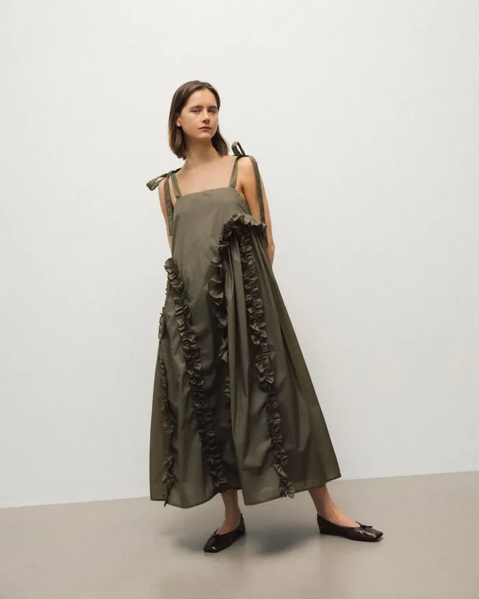 Cecilie Bahnsen Dresses Women OSWALD DRESS Green