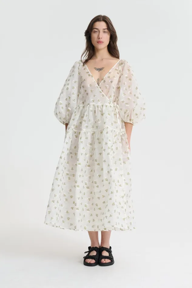 Cecilie Bahnsen Dresses Women REGITZE DRESS Whiteolive