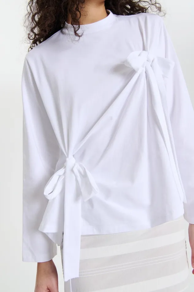 Cecilie Bahnsen Jersey Women OCTOBER TSHIRT White