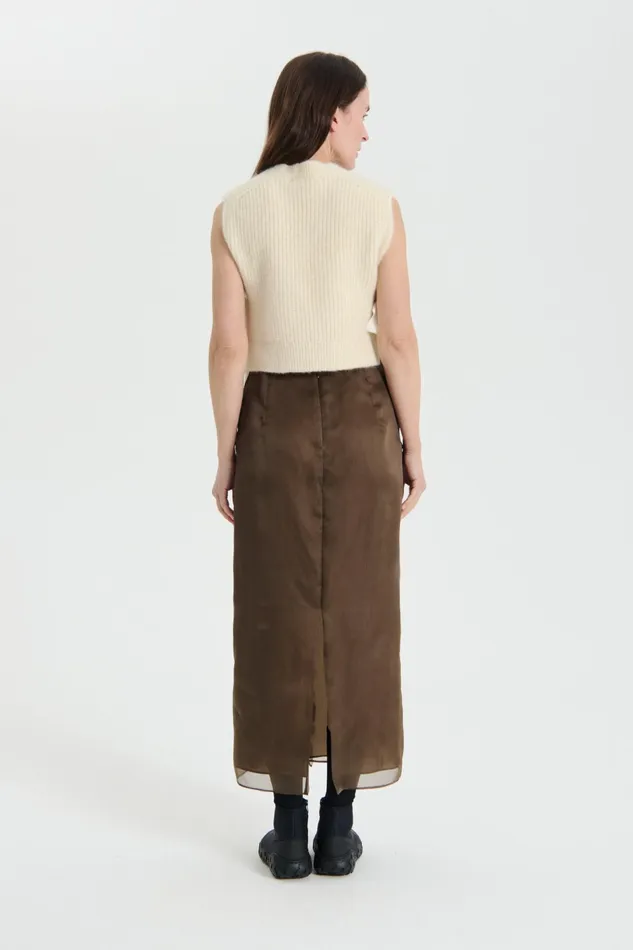 Cecilie Bahnsen Knits Women ALY VEST Ecru