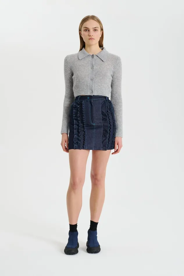 Cecilie Bahnsen Knits Women JAQUELINE CARDIGAN Soft Grey
