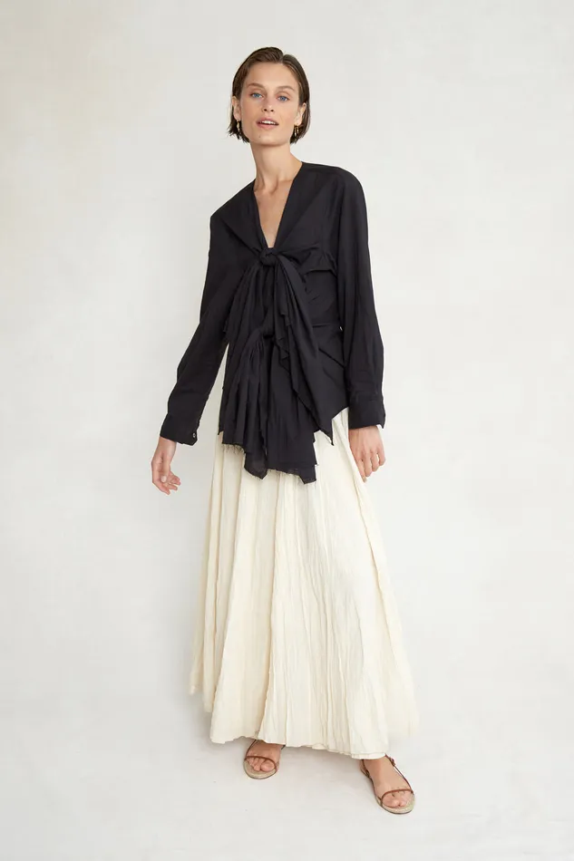 Chan Luu Bottoms Gracie Skirt Natural 8211 Women