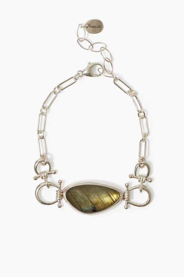 Chan Luu Bracelets Cheval Bracelet Silver Labradorite 8211 Women